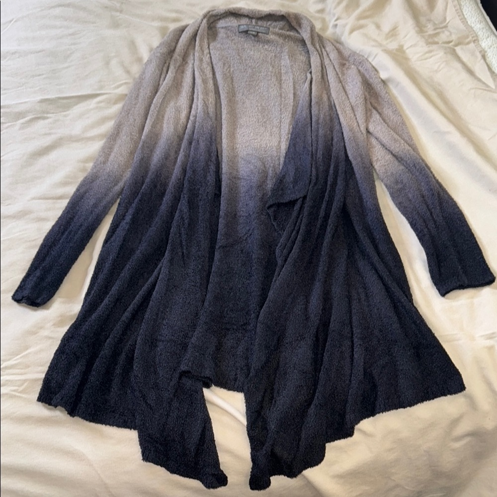 Ombré Black and Gray barefoot Women's Sweater